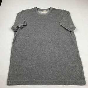 Oliver Spencer Mens Terry Gray Lounge Tee S Minimalist Designer Basic T-Shirt